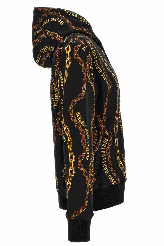 24FW 베르사체 긴팔 티셔츠 77GAI3H0 FS160G89 Black - VERSACE