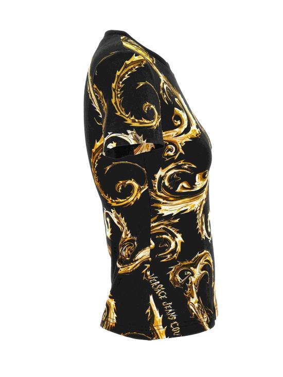  베르사체 반팔 티셔츠 77HAH608 JS409G89 Black - VERSACE