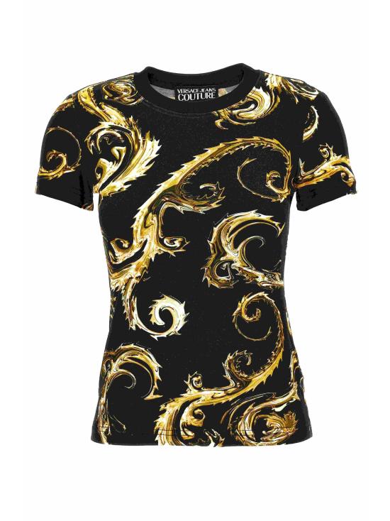  베르사체 반팔 티셔츠 77HAH608 JS409G89 Black