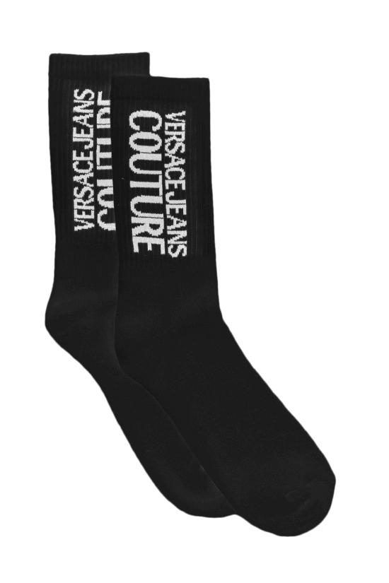24FW 베르사체 양말 77HA0J03 ZG081L01 Black