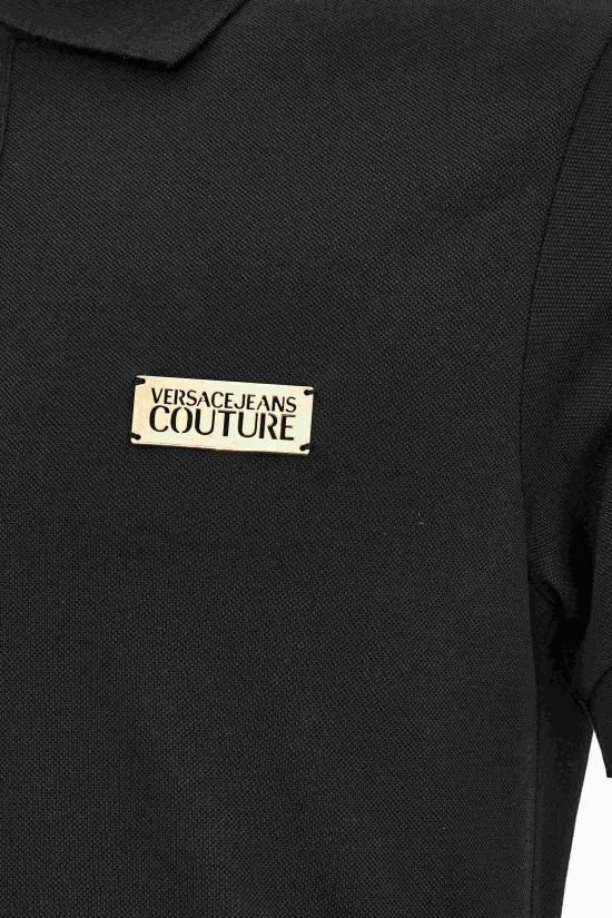 24FW 베르사체 폴로 티셔츠 77GAGT08 CJ01T899 Black - VERSACE