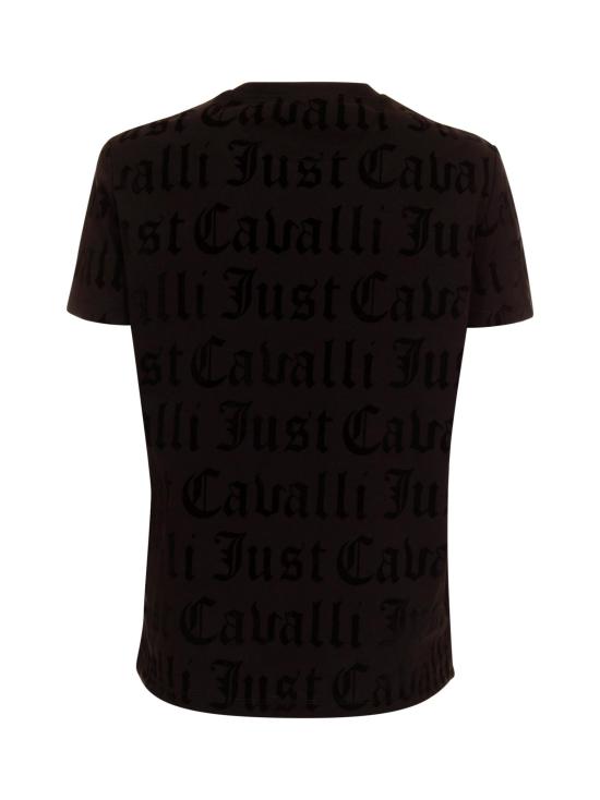  저스트까발리 반팔 티셔츠 77PAHC00 CJ600899 Black - JUST CAVALLI