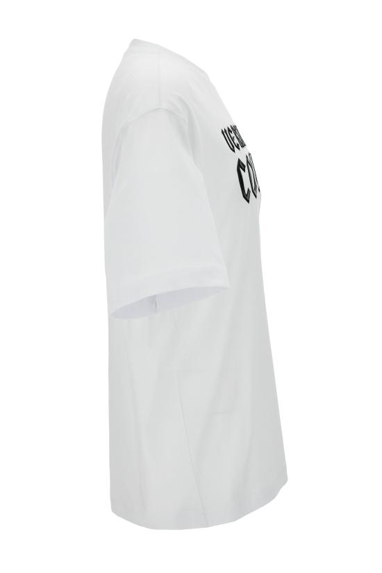  베르사체 반팔 티셔츠 77GAHL02 CJ01L003 White - VERSACE