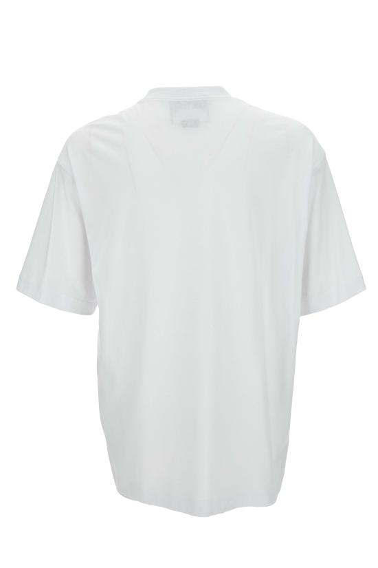  베르사체 반팔 티셔츠 77GAHL02 CJ01L003 White - VERSACE