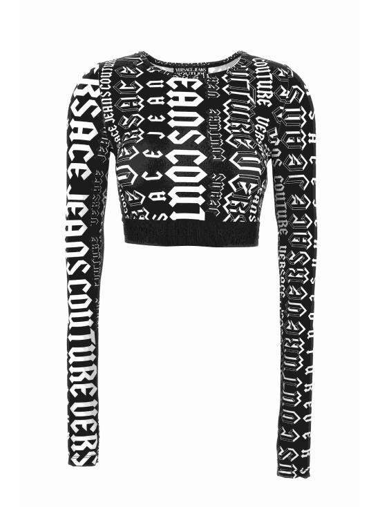 24FW 베르사체 긴팔 티셔츠 77HAH218 JS406L01 Black