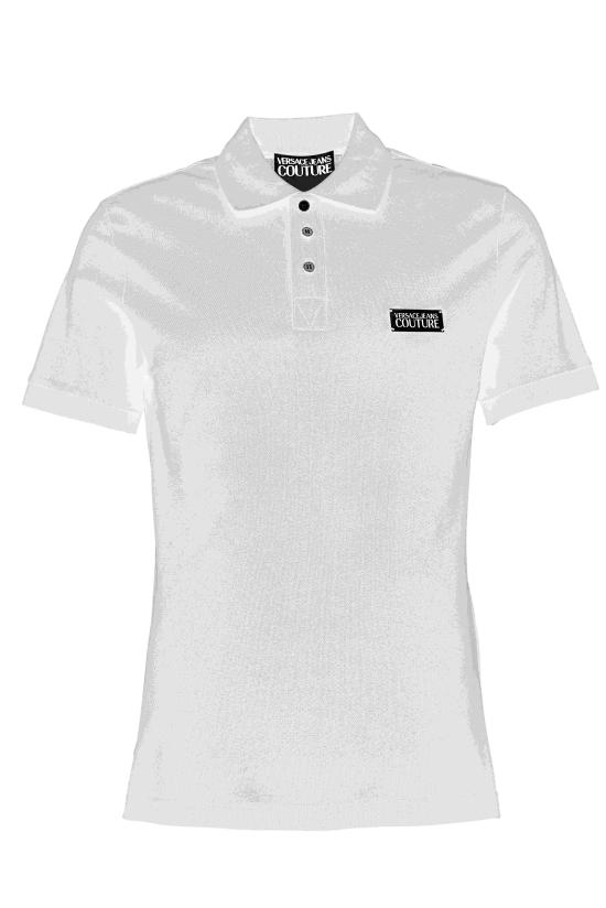 24FW 베르사체 폴로 티셔츠 77GAGT08 CJ01T003 White