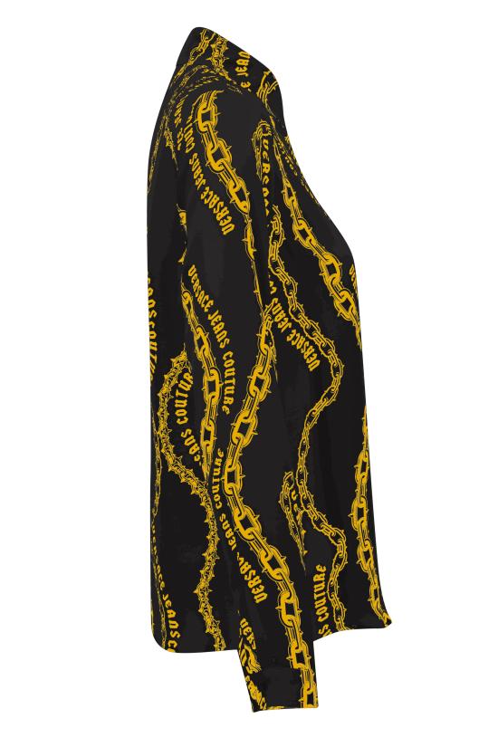 24FW 베르사체 블라우스 77HAL201 NS526G89 Black - VERSACE