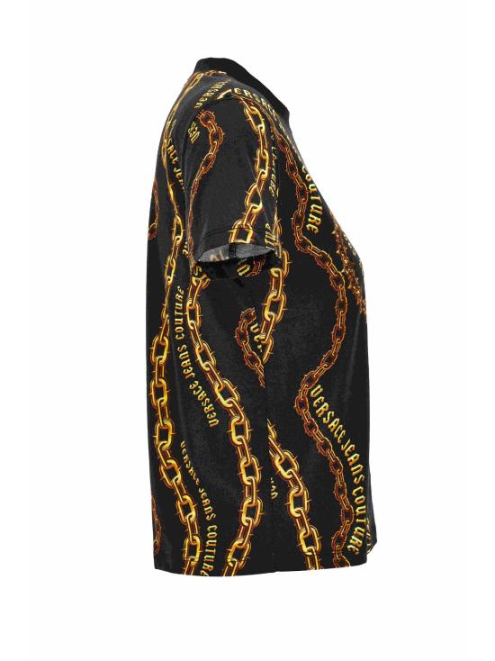  베르사체 반팔 티셔츠 77HAH613 JS365G89 Black - VERSACE