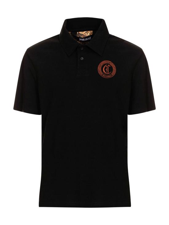  저스트까발리 폴로 티셔츠 77OAG6A1 CJ706899 Black
