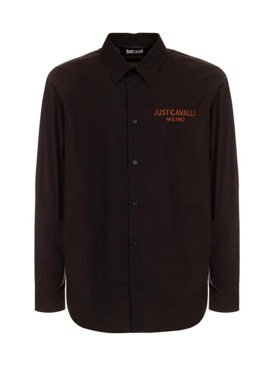  저스트까발리 긴팔 셔츠 77OALYS1 CN501899 Black