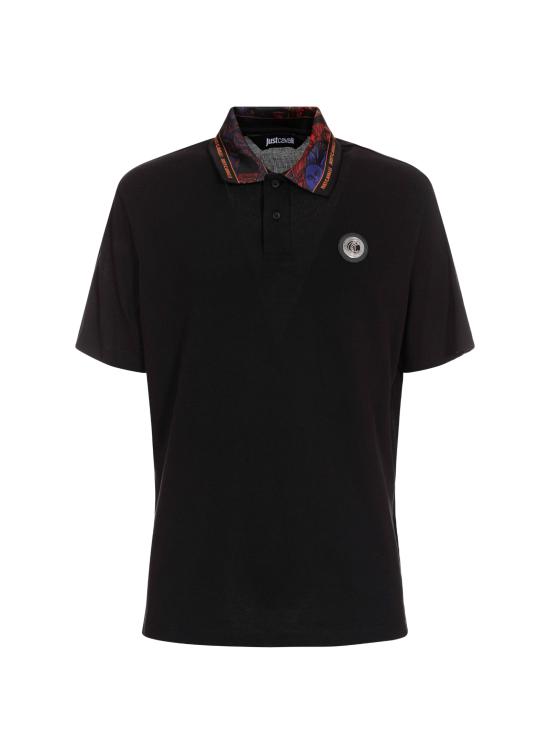  저스트까발리 폴로 티셔츠 77OAGT07 CJ506899 Black
