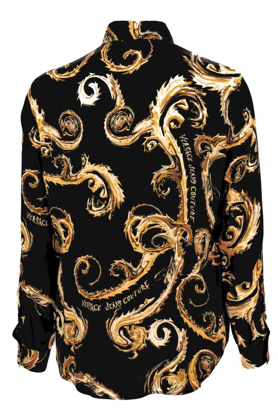 24FW 베르사체 셔츠 77GAL2R0 NS508G89 Black