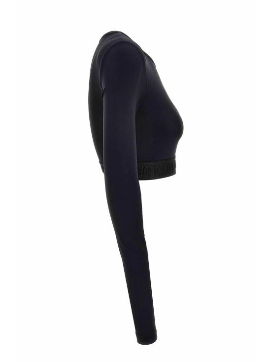 24FW 베르사체 긴팔 티셔츠 77HAH218 J0148899 Black - VERSACE