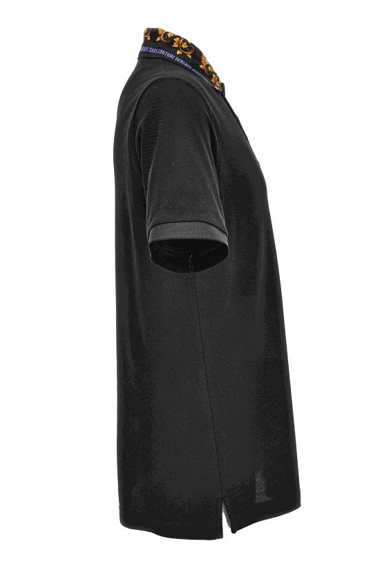 24FW 베르사체 폴로 티셔츠 77GAGT10 CJ01T899 Black - VERSACE