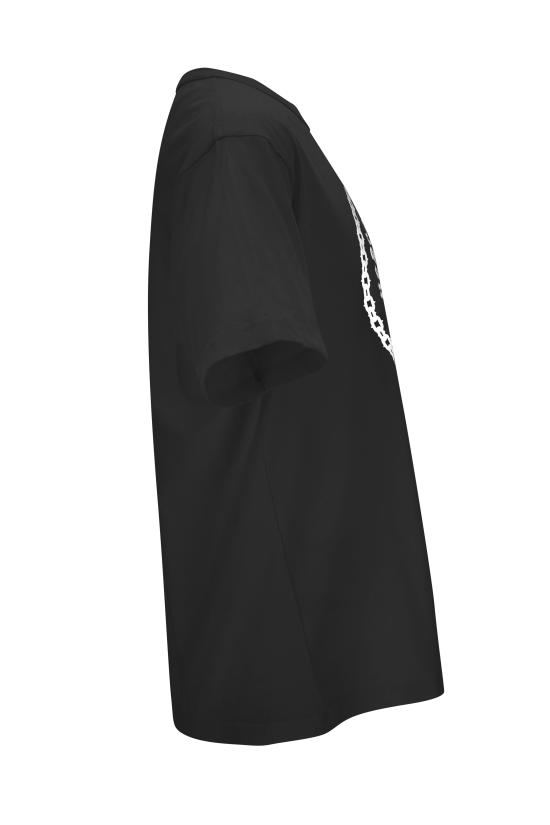  베르사체 반팔 티셔츠 77GAHT03 CJ00T899 Black - VERSACE