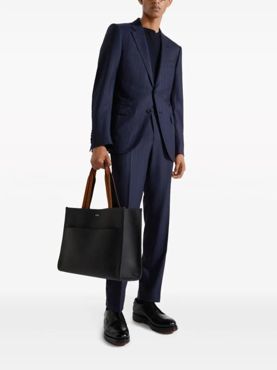  에르메네질도제냐 반팔 티셔츠 E8C90A7C10 navy - ERMENEGILDO ZEGNA