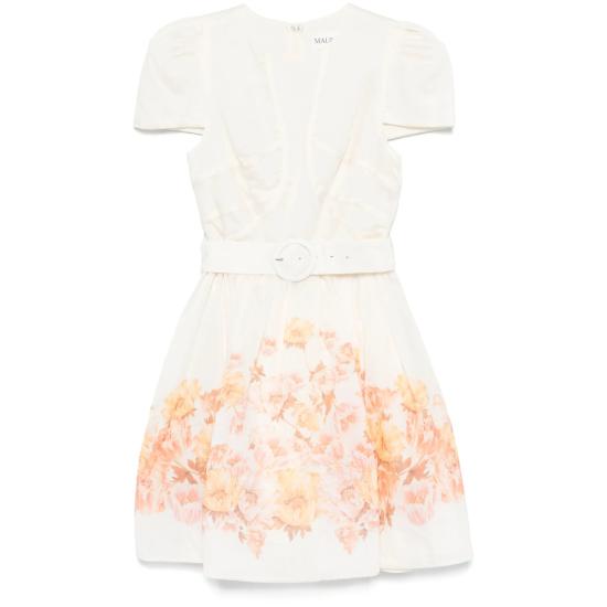 25SS Malina 숏 원피스 12248314 VANNA CRPEO NEUTRALS ORANGE