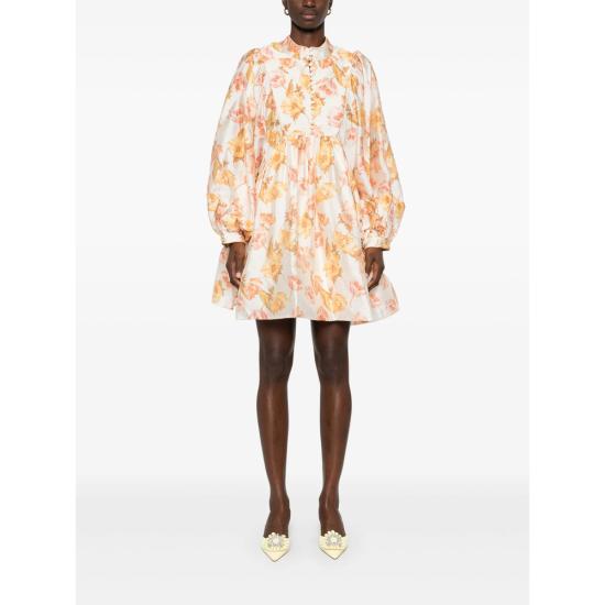 25SS Malina 숏 원피스 12248271 TYRA CRPEO NEUTRALS - MALINA