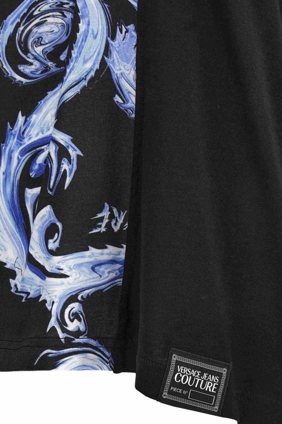  베르사체 반팔 티셔츠 77GAH612 JS388QY9 Black - VERSACE