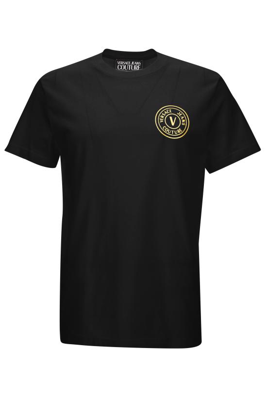  베르사체 반팔 티셔츠 77GAHT00 CJ00TG89 Black