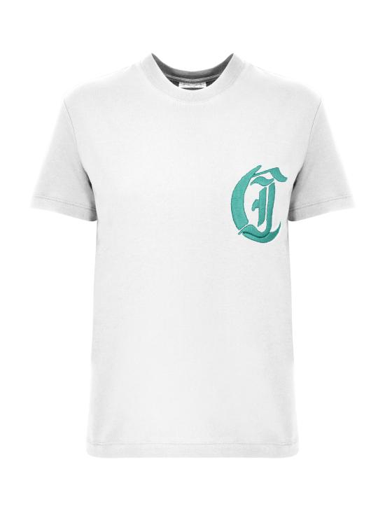  저스트까발리 반팔 티셔츠 77PAHG00 CJ300S05 White