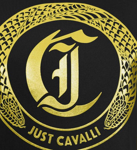 저스트까발리 반팔 티셔츠 77PAHT01 CJ500899 Black - JUST CAVALLI