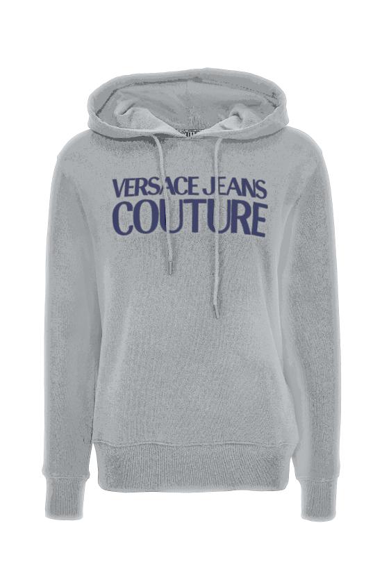 24FW 베르사체 긴팔 티셔츠 77GAIL03 CF02L816 Grey