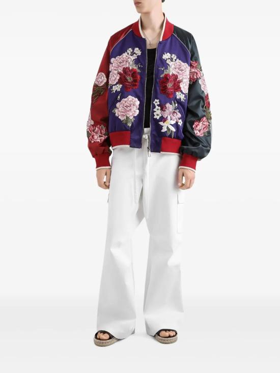  돌체앤가바나 봄버 자켓 G9ZA9ZGJ063 purple - DOLCE & GABBANA