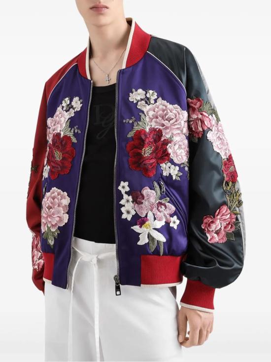  돌체앤가바나 봄버 자켓 G9ZA9ZGJ063 purple - DOLCE & GABBANA