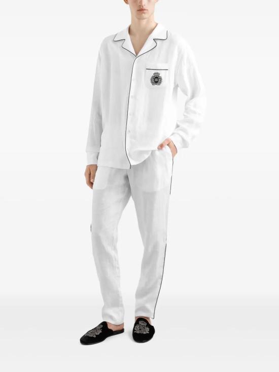  돌체앤가바나 긴팔 셔츠 G5IF1ZFU4LG white - DOLCE & GABBANA