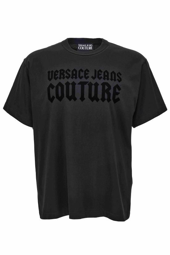  베르사체 반팔 티셔츠 77GAHL01 CJ01L899 Black