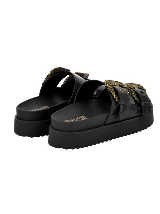 25SS 베르사체 뮬/슬리퍼 78VA3SM1 ZS539899 Black - VERSACE