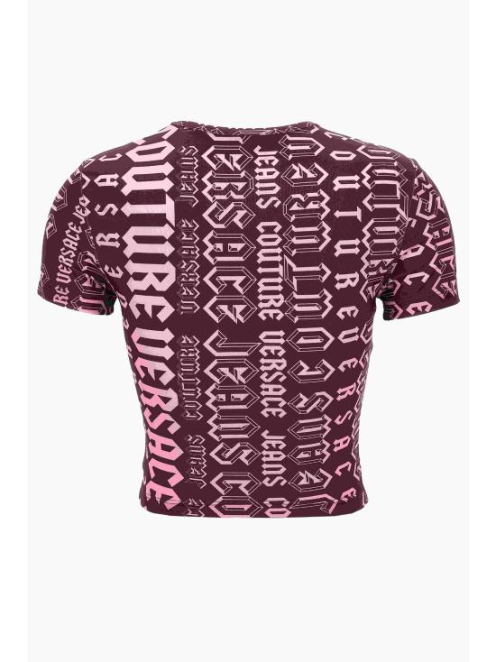  베르사체 반팔 티셔츠 77HAH6A2 JS406R06 PURPLE - VERSACE