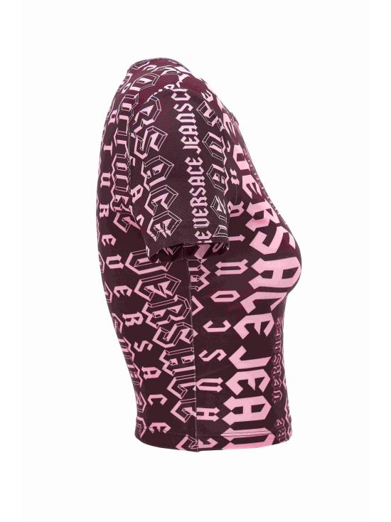  베르사체 반팔 티셔츠 77HAH6A2 JS406R06 PURPLE - VERSACE