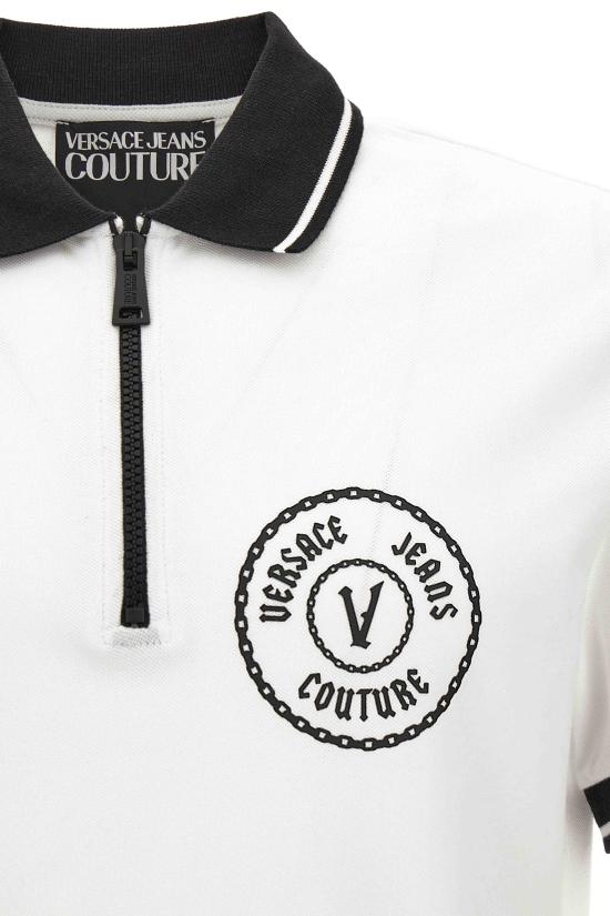 24FW 베르사체 반팔 티셔츠 77GAGT03 CJ01T003 White - VERSACE