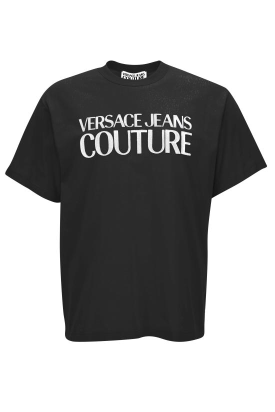  베르사체 반팔 티셔츠 77GAHL03 CJ01L899 Black