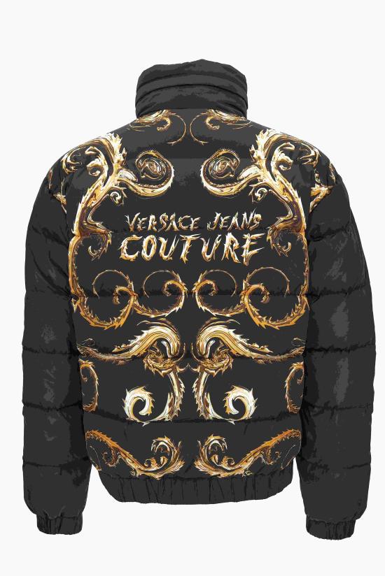 24FW 베르사체 숏패딩 77GAU404 CQD49G89 Black - VERSACE