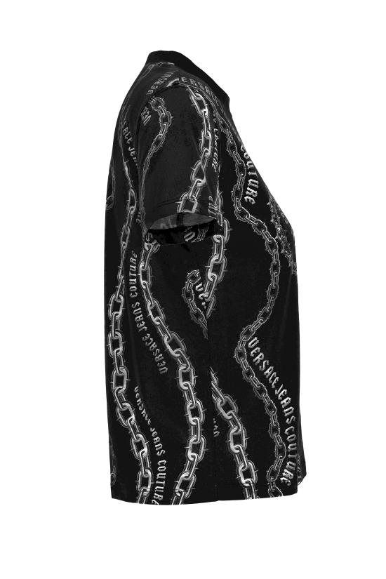  베르사체 반팔 티셔츠 77HAH613 JS365899 Black - VERSACE