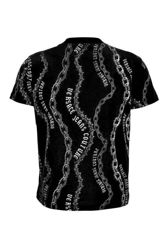  베르사체 반팔 티셔츠 77HAH613 JS365899 Black - VERSACE