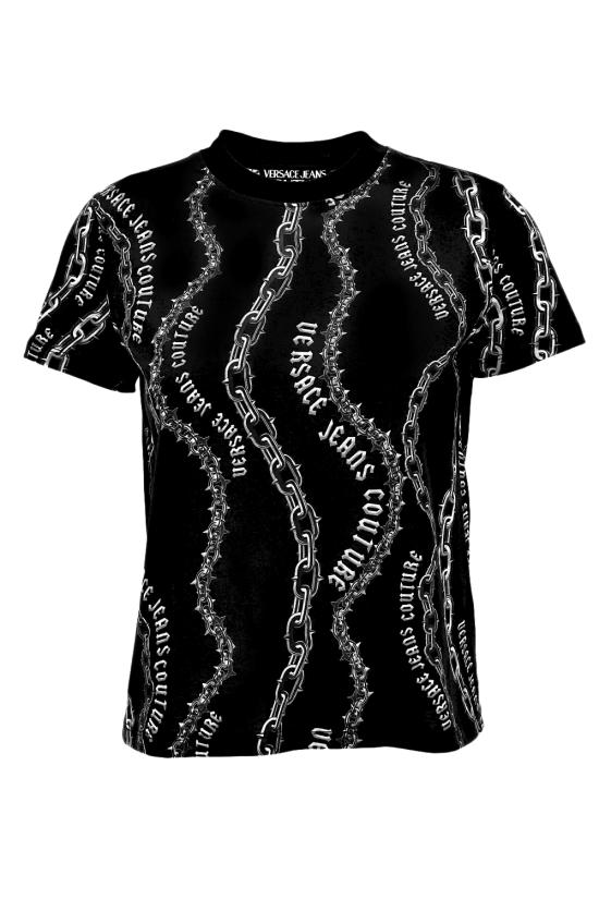  베르사체 반팔 티셔츠 77HAH613 JS365899 Black