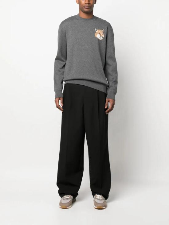  메종키츠네 스웨터 KM00505KT1078H170 grey - MAISON KITSUNE
