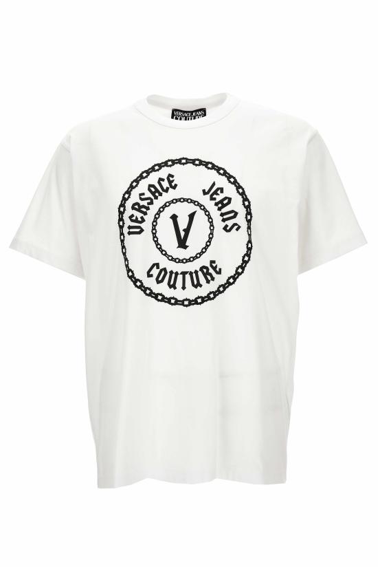  베르사체 반팔 티셔츠 77GAHT03 CJ00T003 White