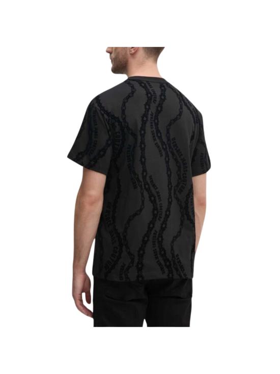  베르사체 반팔 티셔츠 77GAH6R0 JS415899 Black - VERSACE