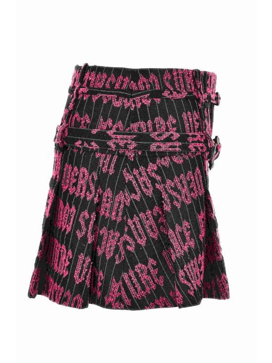 24FW 베르사체 숏 스커트 77HAE814 N0358QY2 Black - VERSACE