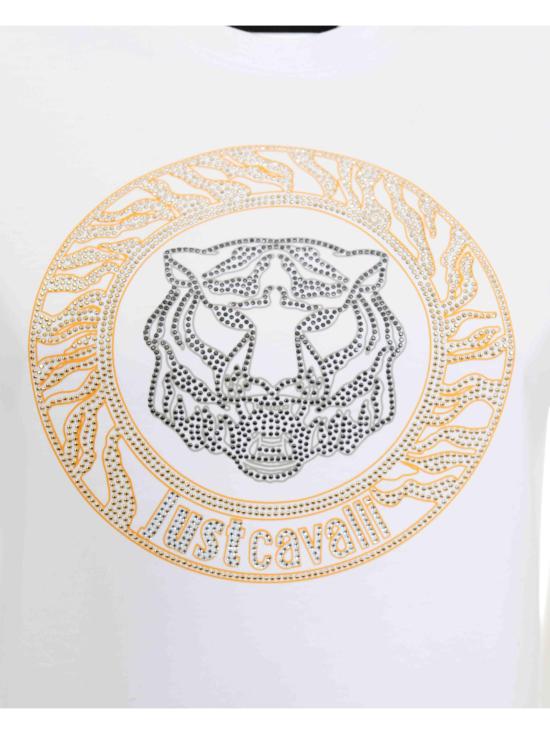  저스트까발리 반팔 티셔츠 77PAHE24 CJ110003 White - JUST CAVALLI