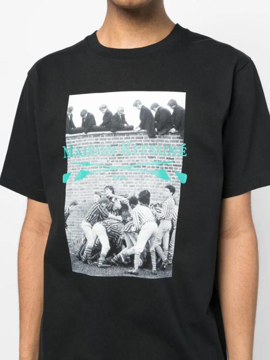  메종키츠네 반팔 티셔츠 LM00116KJ0118 black - MAISON KITSUNE