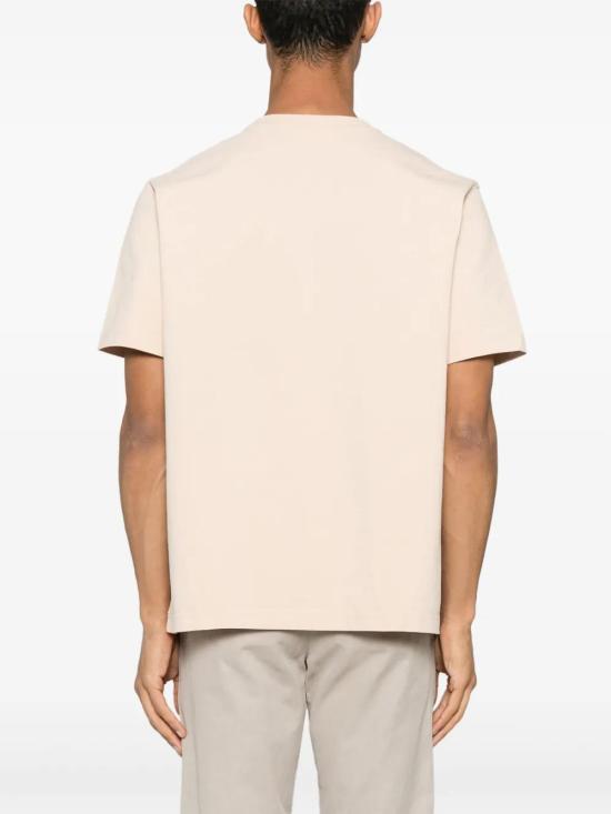  메종키츠네 반팔 티셔츠 MM00127KJ0118 beige - MAISON KITSUNE