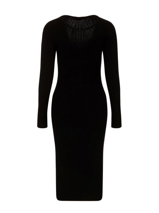  저스트까발리 미디 원피스 77PAOM38 CMH56899 Black - JUST CAVALLI