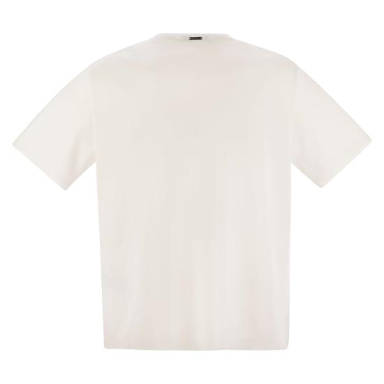 25SS 에르노 반팔 티셔츠 JG000206U WHITE - HERNO