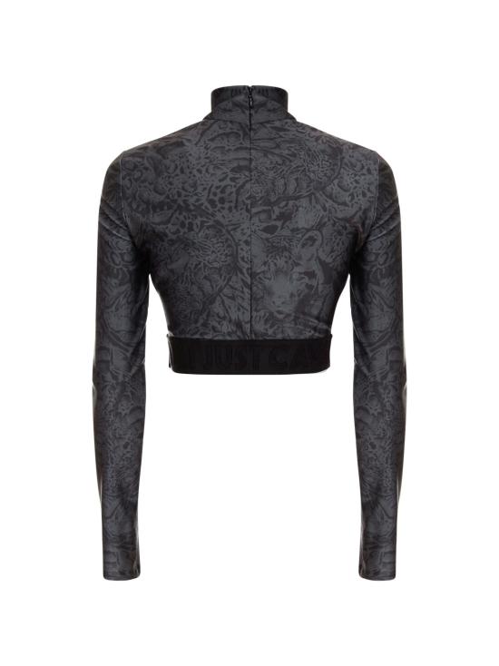  저스트까발리 긴팔 티셔츠 77PAH622 JS413833 Grey - JUST CAVALLI